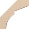 Ekena Millwork 3-inch W x 10-inch D x 10-inch H Monterey Rough Cedar Woodgrain TimberThane Knee Brace, Primed BRCUR03X10X10MONRCPR - alternate 3